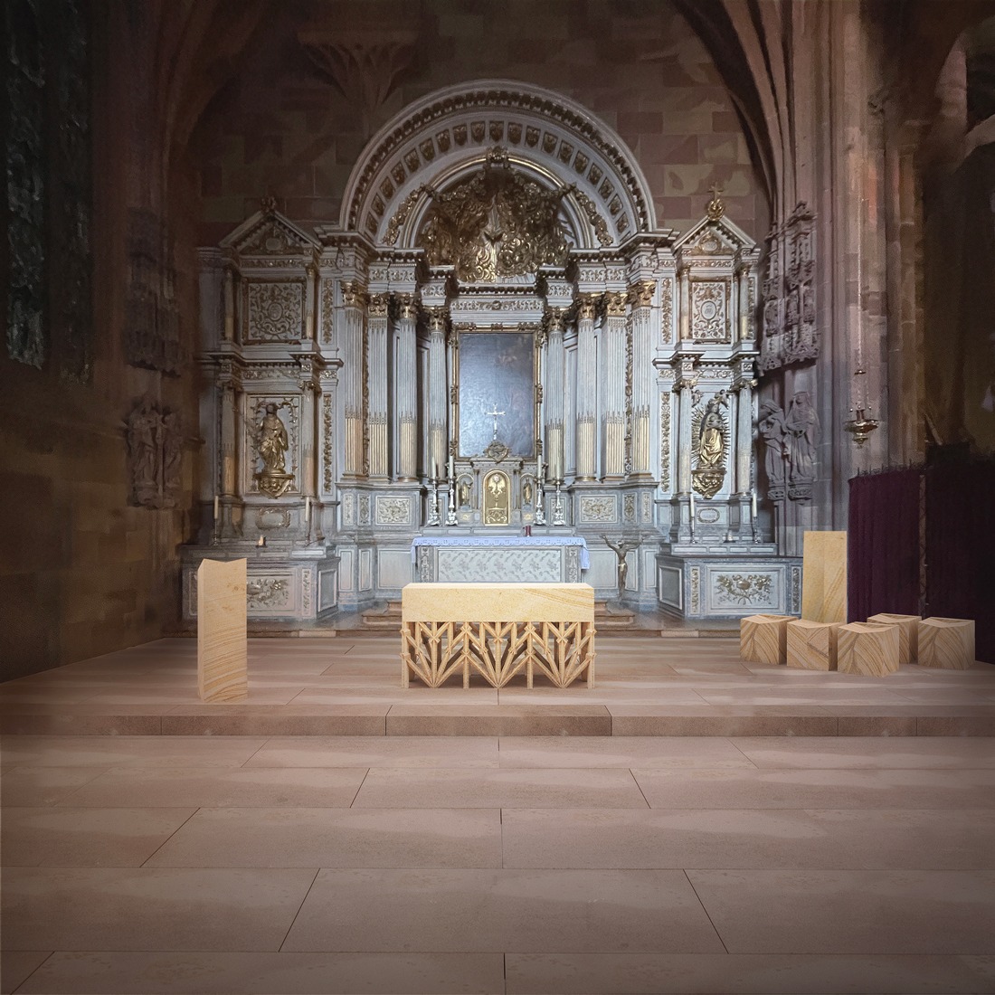 Nouveau mobilier liturgique