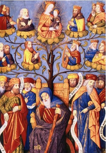 L'arbre de Jessé symbole de la lignée de Jésus