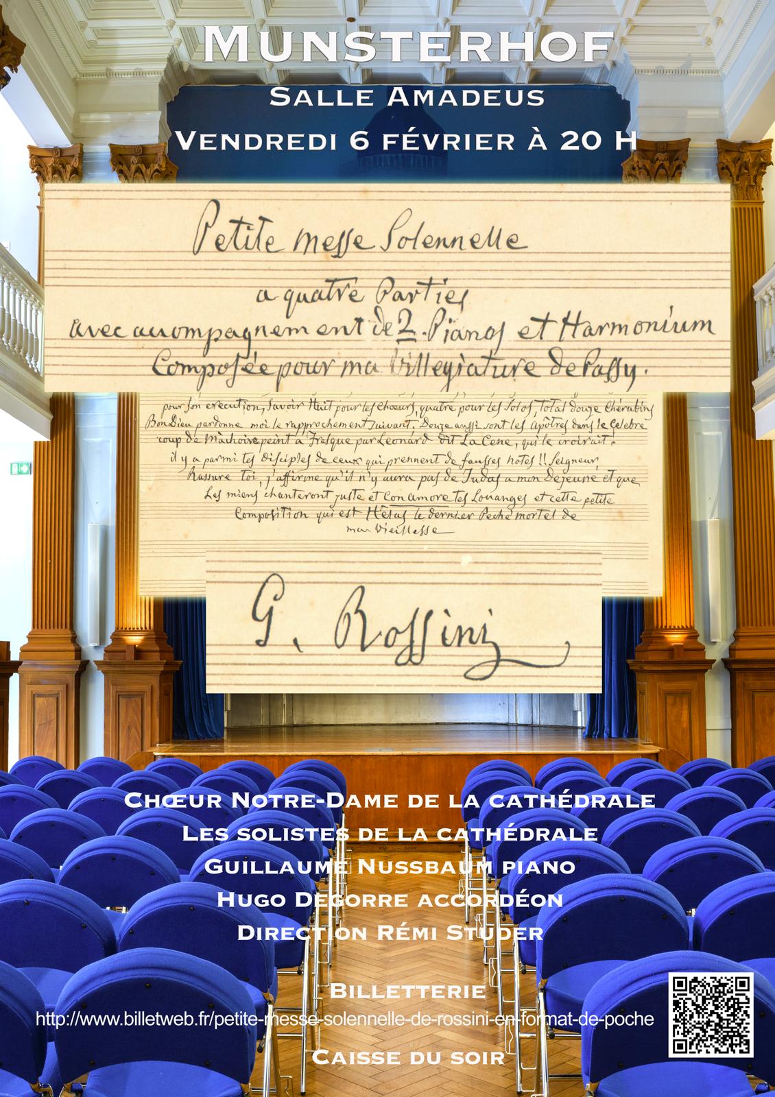 Concert La Petite Messe Solennelle de Rossini
